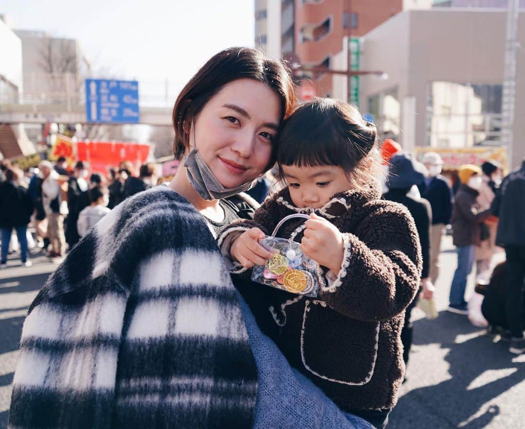 のインスタグラム：「初市祭り🪅 今年もよろしくお願いします💙」