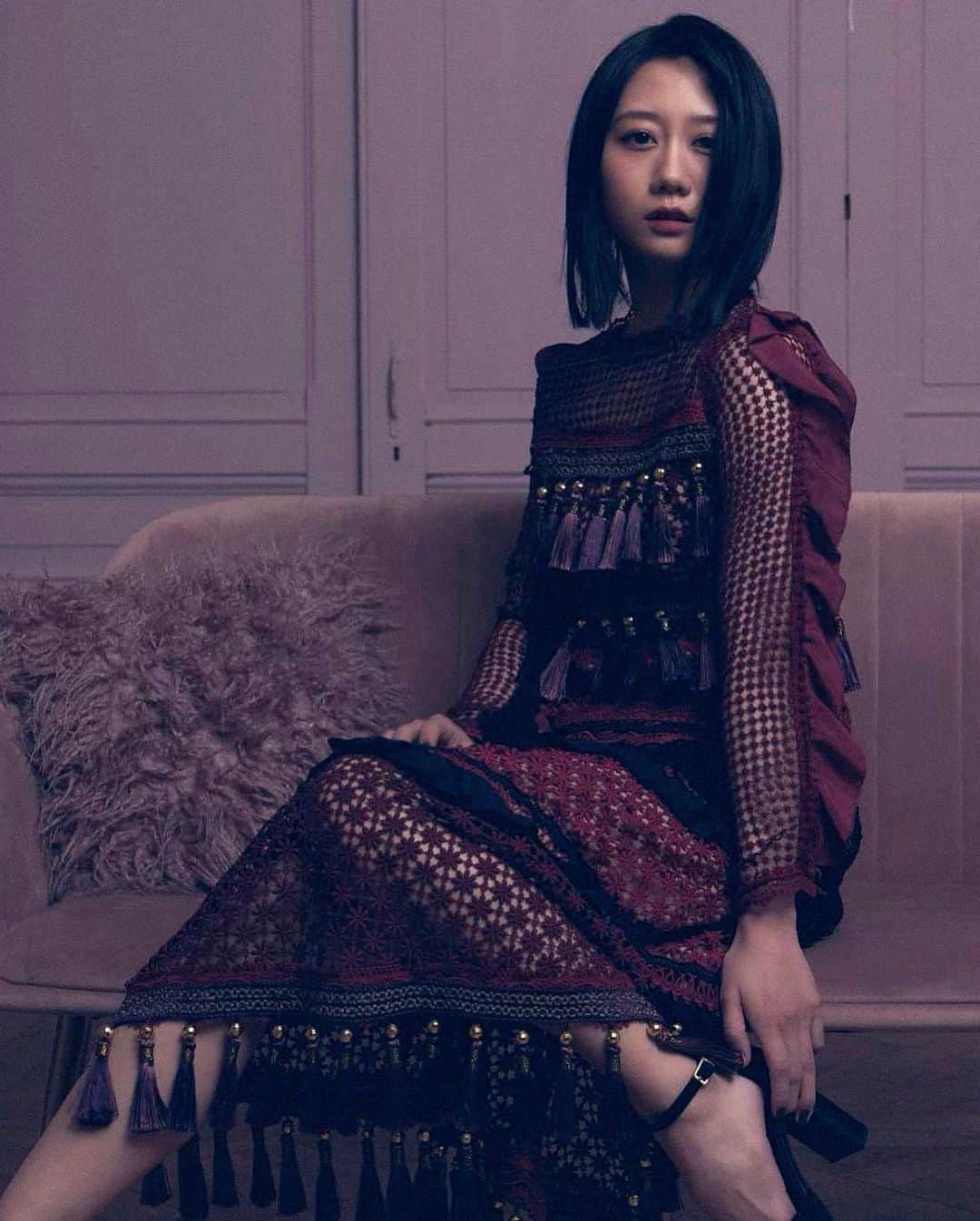 古畑奈和のインスタグラム：「なおパレ1月〜2月の メインビジュアル公開🥀」