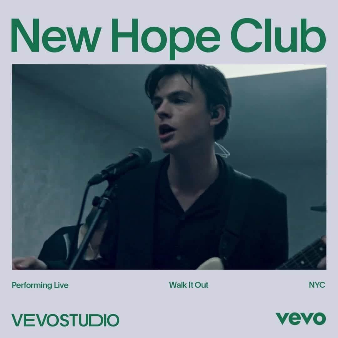 Vevoのインスタグラム：「"We’ve really found ourselves and exactly where we wanted to go," says @newhopeclub. Watch the British pop trio's live performance of "Walk It Out." ⠀⠀⠀⠀⠀⠀⠀⠀⠀ ▶️ [Link in bio]」