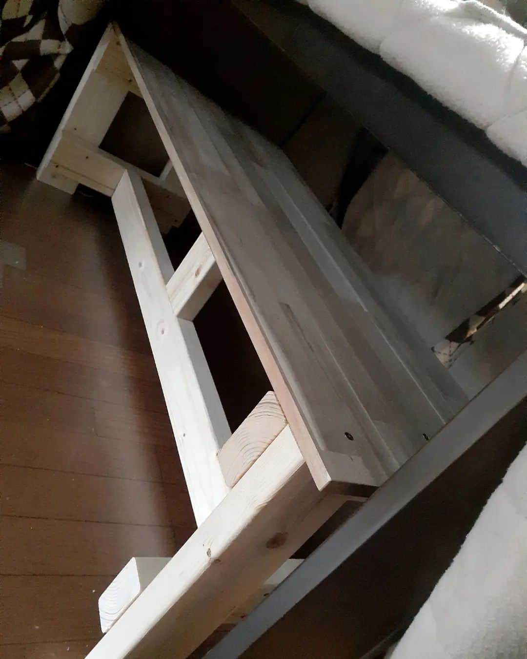 大高洋夫さんのインスタグラム写真 - (大高洋夫Instagram)「愛犬ちょび食卓飛び乗り防止のためすっぽり入る長椅子作ったよ！」1月10日 21時56分 - hiroo_ohtaka