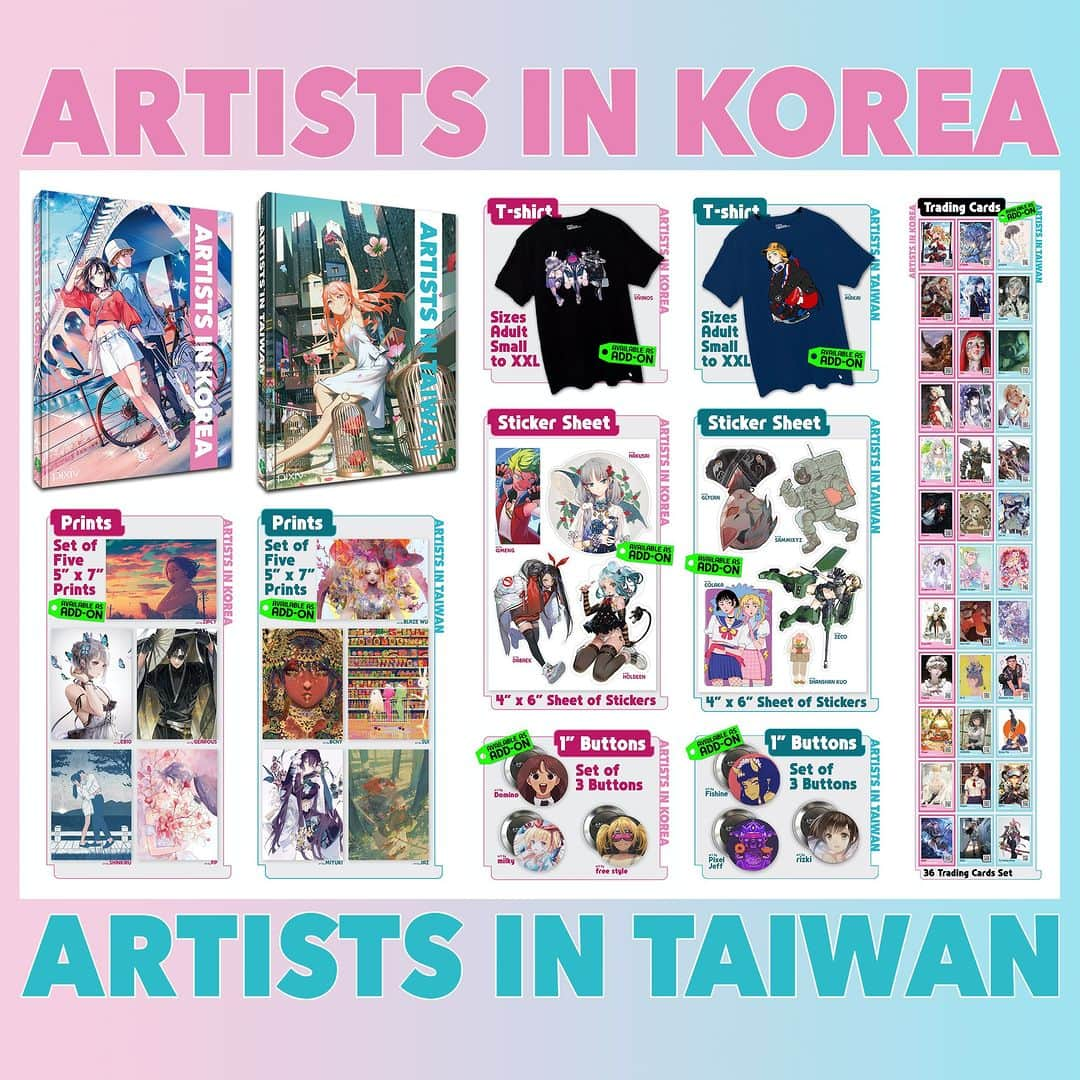 pixivさんのインスタグラム写真 - (pixivInstagram)「ARTISTS IN TAIWAN & ARTISTS IN KOREA  Kickstarter ongoing! @clover_press   https://www.kickstarter.com/projects/cloverpress/pixiv-presents-artists-in-taiwan-and-korea  #comics #manhwa #ArtistsinTaiwan #artistsinkorea #Kickstarter #mangaart #pixiv #cloverpress #manga #manhua #pixivart #artbooksforkids」1月11日 10時06分 - pixiv