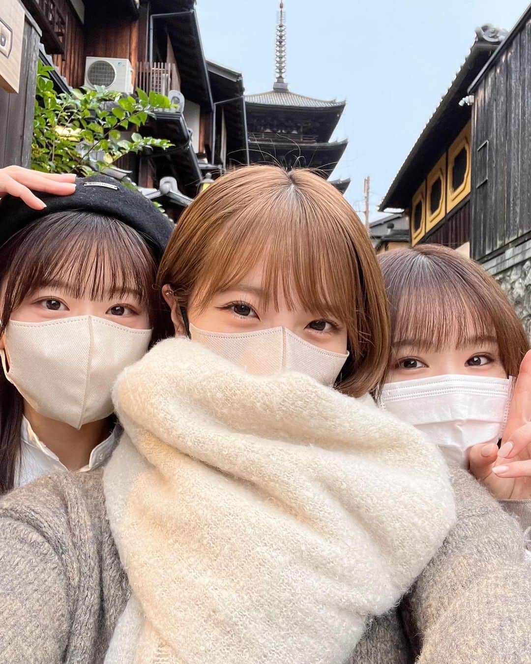 のインスタグラム：「友との思い出🍁📸 ⁡ #京都 #京都旅行」