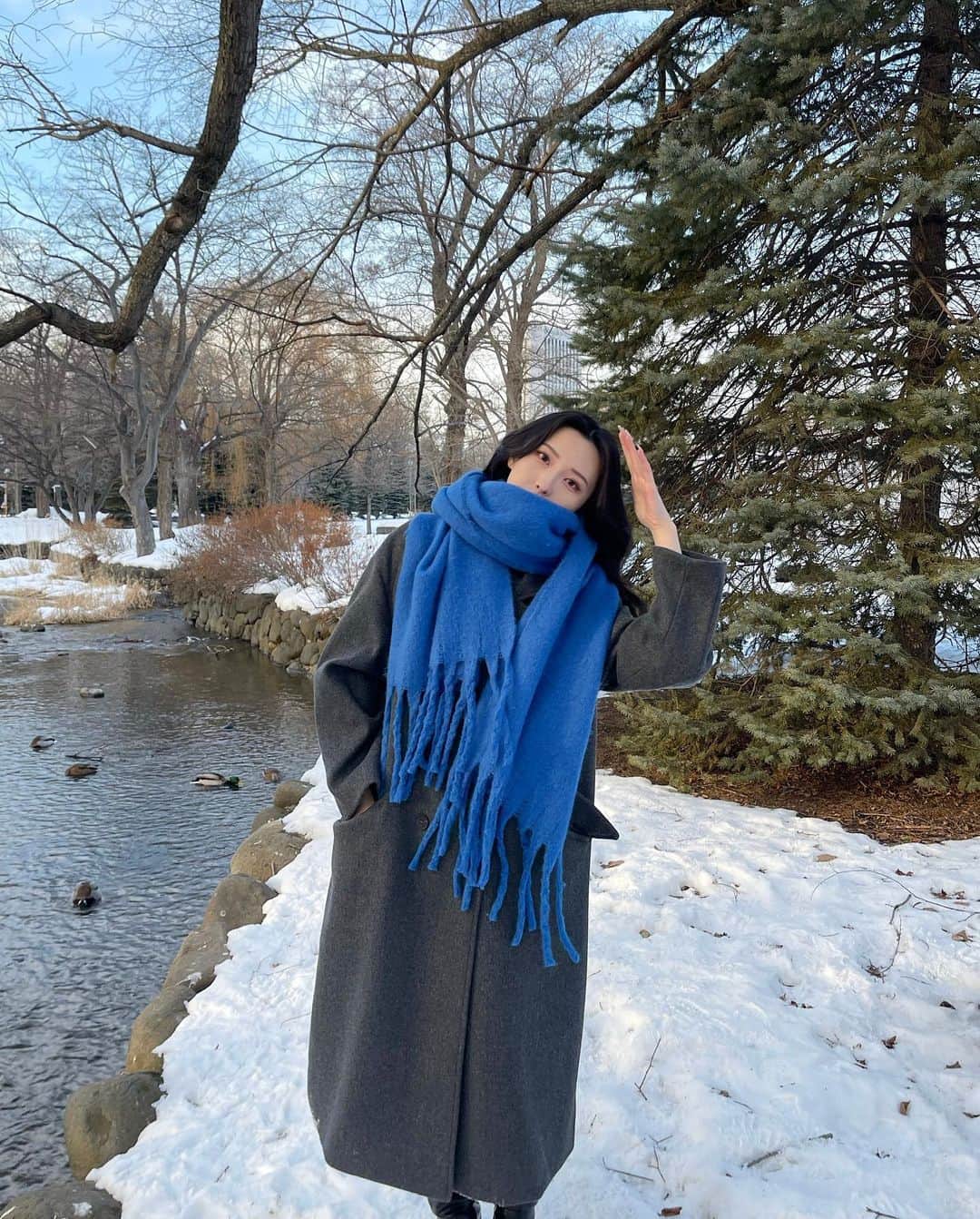 のインスタグラム：「❄️⛄️🦆❅* HappyNewYear！ まだ年開けた実感無いな～ 今年もよろしくね☺️」