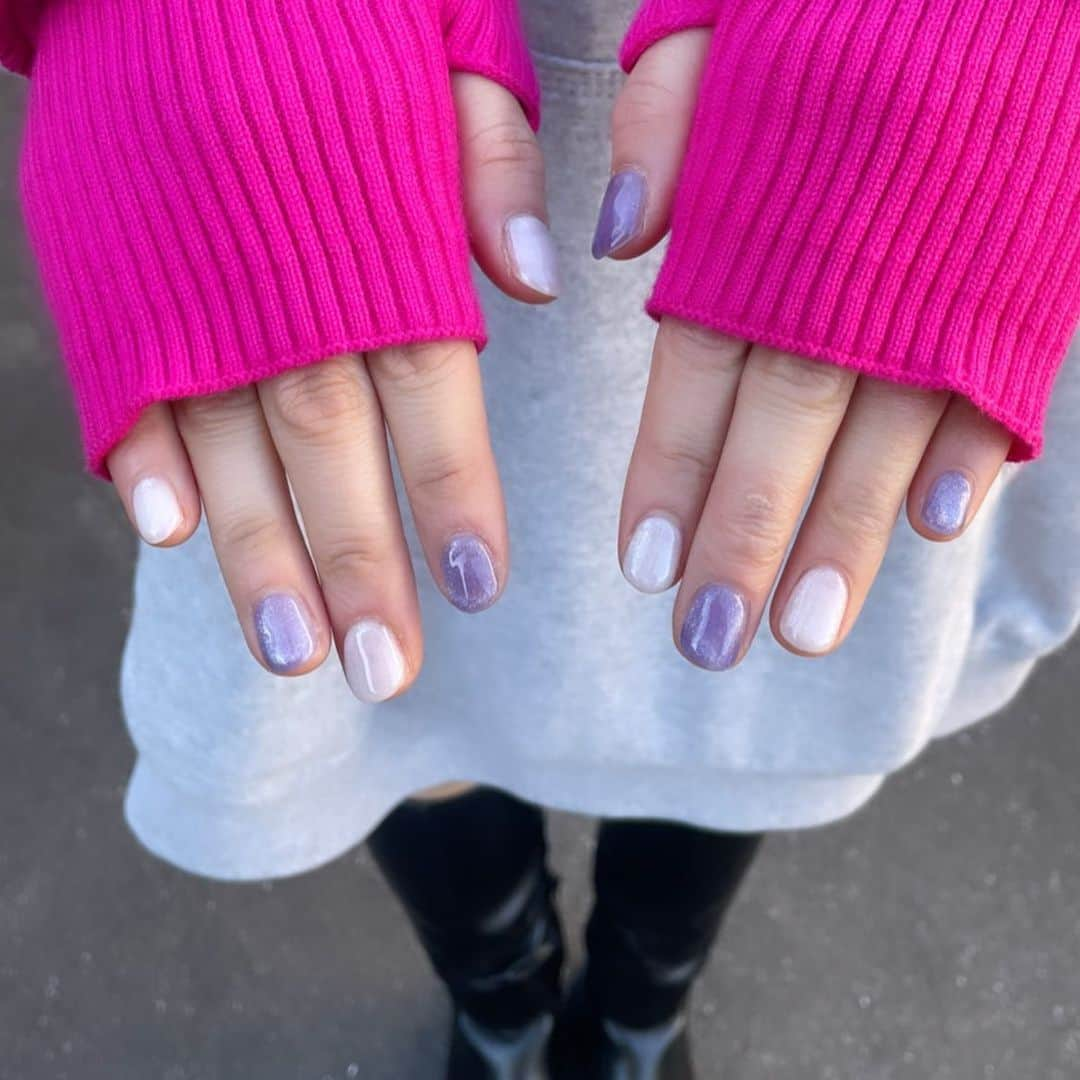 我妻さおりのインスタグラム：「new nail 🎀➰ チョーーーカワイイ❕🫶🏻」