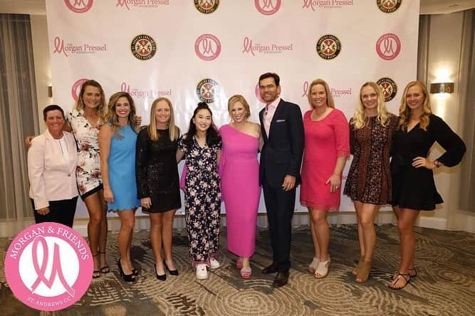 ジェリーナ・ピラーのインスタグラム：「Couldn’t be more proud of my sweet friend @mpressel and honored to be a part of another @morganpresselfoundation event! She continues to put do herself year after year! The amount of support she receives from her community is amazing! Thanks for an awesome time!」