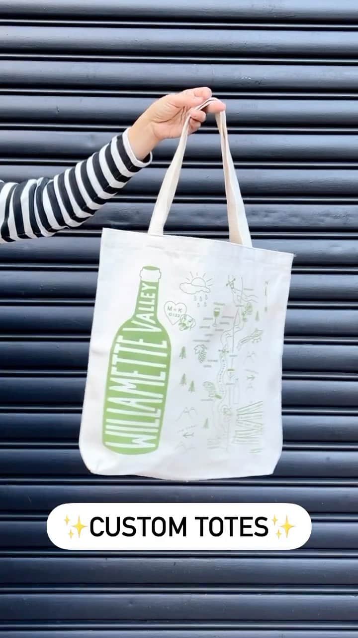 マップトートのインスタグラム：「Getting hitched in 2023? CONGRATS ✨💍🤍 Still looking bc for the perfect welcome bag, or favor for your big day? We got you covered! Work with our designer to create a custom tote - Just for you! Check out some ideas from last year’s couples, and contact us via the link in our bio - or email custom@maptote.com - for a quote!   #wedding #weddingfavors #weddingtrends #weddinginspiration #2023bride #2023brides #madeinusa #customtotebags #2023weddingplanning #2023weddings #weddingplanning」