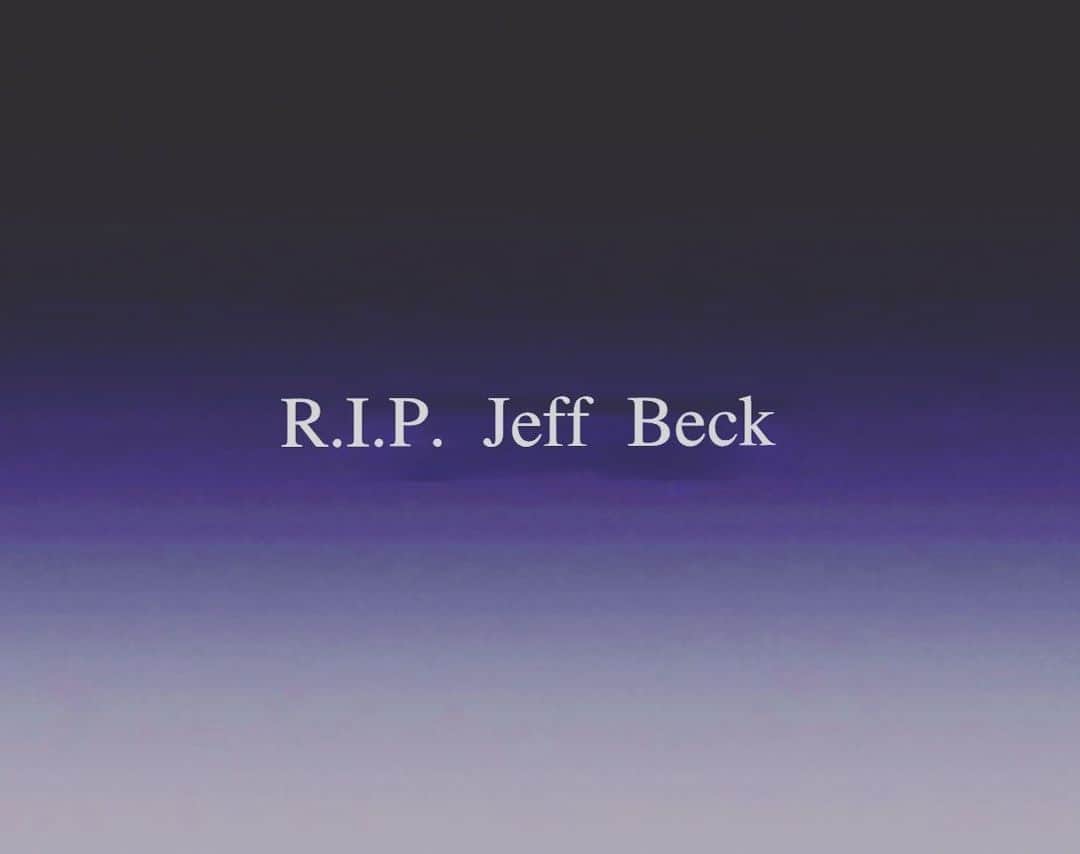 K.A.Zのインスタグラム：「素晴らしいサウンドと 名曲をありがとう🎸 　Rest in peace」
