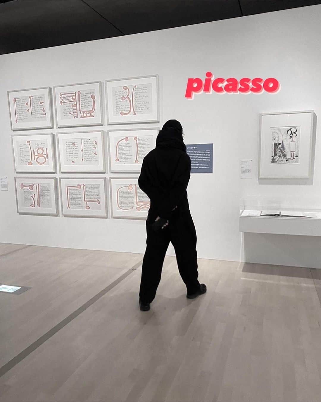 遠藤史也のインスタグラム：「間に合いましたピカソ展🤡  #picasso  #polaartmuseum」