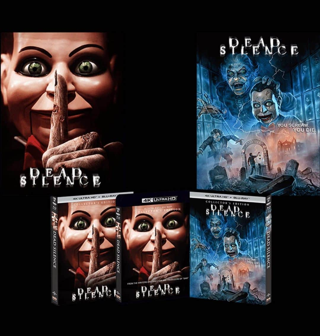 ジェームズ・ワンのインスタグラム：「In the wake of M3GAN this week, here’s one of my first creepy doll movies, DEAD SILENCE, the second movie of my career, finally getting some proper love!! Thank you to the fans for keeping the spirit of Mary Shaw alive!  Of course it’s from the fabulous @screamfactoryofficial   Beautiful art by @devondraws」