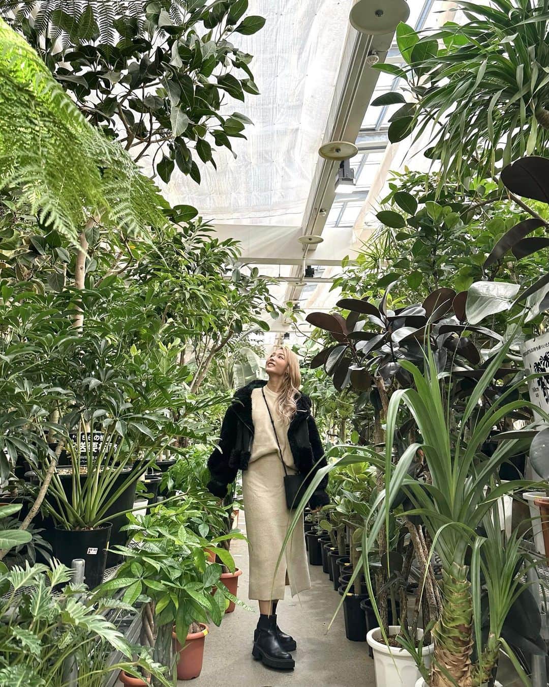 のインスタグラム：「年末年始のお洋服達🌿  植物ちゃんを見に行ったり、お散歩したり🧚🏻‍♂️🎶  ▫️植物ちゃん達を見に行った時 11348430   ▫️ご近所にお散歩 4941652  @shein_japan   1〜5,999円までは15%OFF 6,000円以上は20%OFF が適用されるクーポンコード ［ ri420 ］ 良かったら使ってください☺️🫶✨  #SHEINforall」