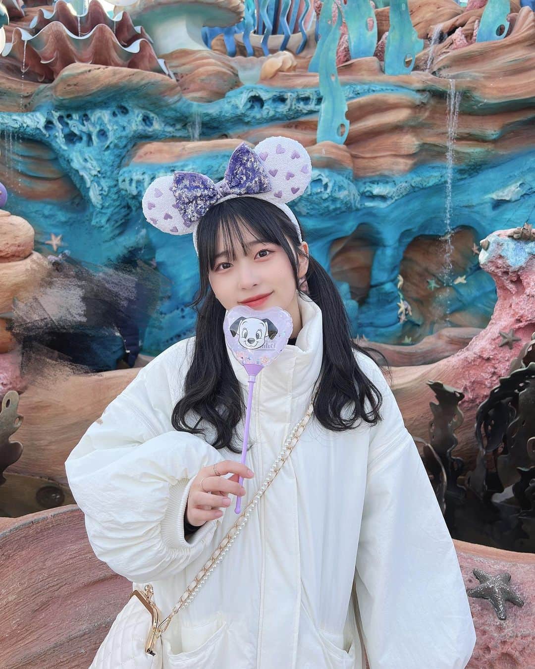 のインスタグラム：「ななみがかわいい連呼しながら撮ってくれた🐭🚢💙」