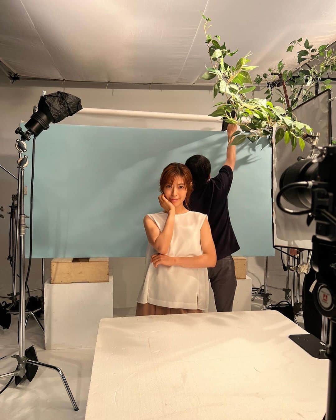 瀧本美織のインスタグラム：「🤍   @cezannecosmetics」