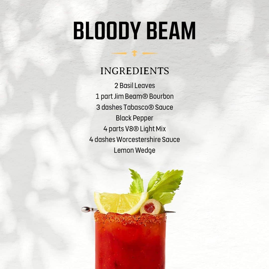 Jim Beamさんのインスタグラム写真 - (Jim BeamInstagram)「This weekend calls for a Bloody Mary, the Beam way. Who's with us? 👇」1月14日 0時35分 - jimbeamofficial