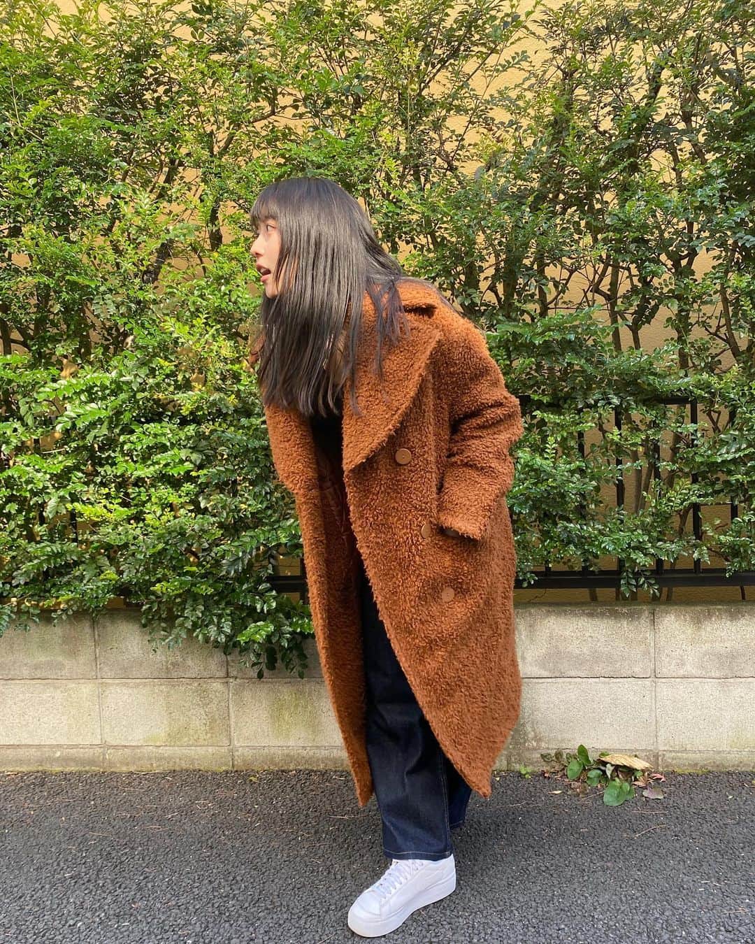野乃さんのインスタグラム写真 - (野乃Instagram)「母とランチした日🤎 美味しかった〜ぁ たくさんお散歩も出来て楽しかった！  上着は大好きな子のおさがり。ラブ。」1月14日 18時20分 - nonono_onaka