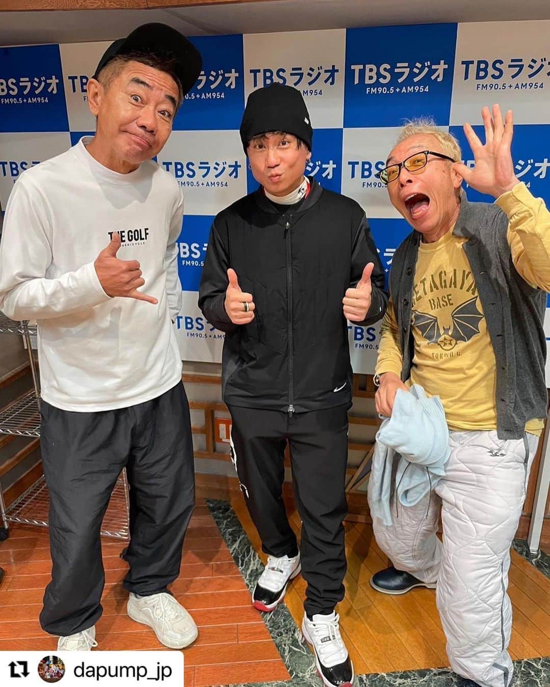 KIMI のインスタグラム：「土曜朝6時「 #木梨の会 」  ありがとうございました‼️  #Repost @dapump_jp with @use.repost ・・・ 📻本日TBSラジオ「木梨の会」にKIMIが特別出演させて頂きました‼️ . 皆さんお聴き頂けましたか🧐 ぜひ感想などをコメントやストーリーでシェアしてください🕊 . radikoでも聞けますのでぜひ✋ . 木梨さん、所さんありがとうございました☺🙏 .  #DAPUMP  #KIMI  #木梨憲武 さん #所ジョージ さん  #木梨の会  #木梨の貝」