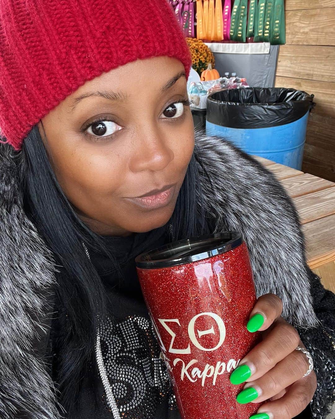 ケシア・ナイト・プリアムのインスタグラム：「Happy Founders Day Sorors!!! #DST #HKMade ❤️❤️」