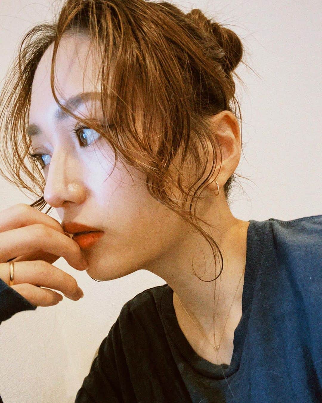 のインスタグラム：「. くるくる➿  #selfie」