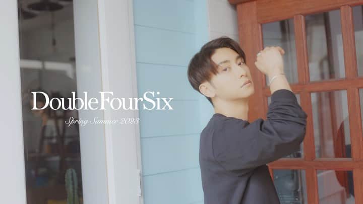 與真司郎のインスタグラム：「「446 - DOUBLE FOUR SIX - 23/SS Collection」  Coming soon…  ■「446 - DOUBLE FOUR SIX - 23/SS 1st Collection」  1/21(土)11:00〜1/29(日)23:59  ■「446 - DOUBLE FOUR SIX - 23/SS 2nd Collection」  2/18(土)11:00〜2/26(日)23:59  #446DOUBLEFOURSIX #DOUBLEFOURSIX #SHINJIROATAE #與真司郎」