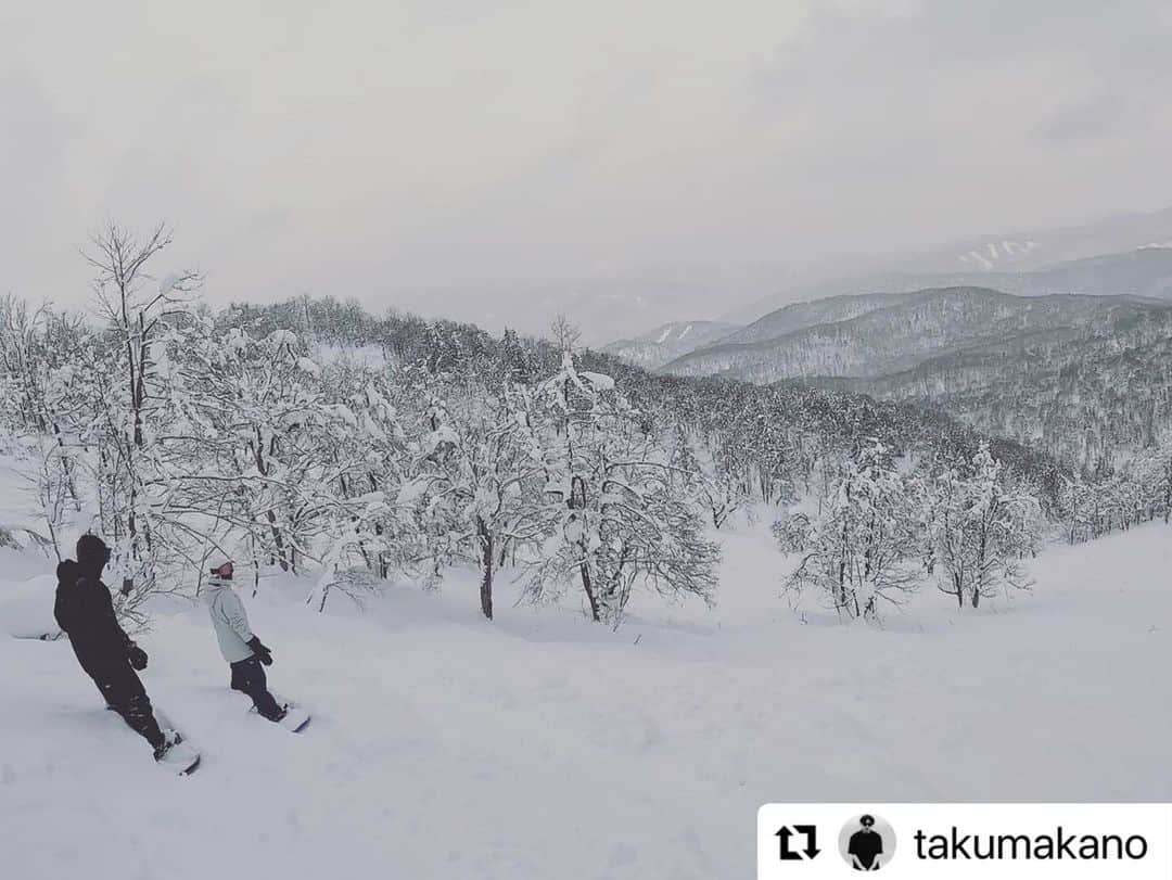 大江光のインスタグラム：「Day13-17. #カムイスキーリンクス  東京から来られていた鹿野さんとやっと滑れて、 キッズギャングたちと爆走して、 近くにスキー場があるって最高。  #カムイスキーリンクス #北海道パウダーベルト #hokkaidopowderbelt   #スノーボード #snowboard #旭川 #KONASURF #コナサーフ #burtonjapan #バートン」