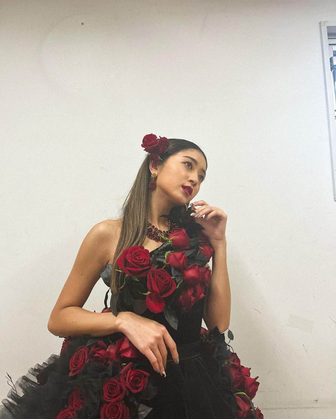 のインスタグラム：「． TGCしずおか 久しぶりに楽しかったです〜 ありがとうございました🌹🌹」