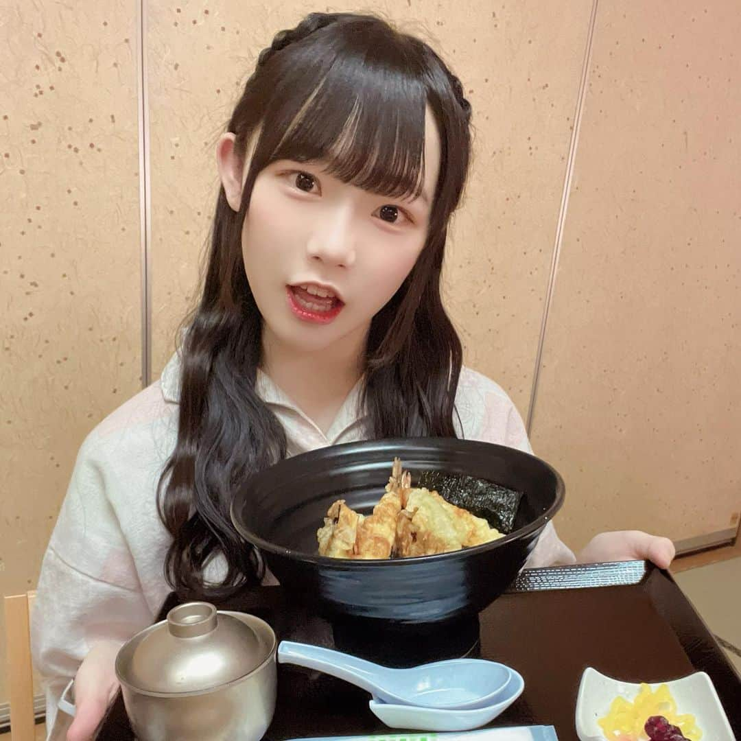 蒼井湊のインスタグラム：「ㅤㅤㅤㅤㅤㅤㅤㅤㅤㅤㅤㅤㅤㅤㅤㅤㅤㅤㅤㅤㅤㅤㅤㅤㅤㅤ  おふろcafé 湯守座♨️ ㅤㅤㅤㅤㅤㅤㅤㅤㅤㅤㅤㅤㅤ #アイドル #あいどる  #あおみな #あおみにゃ#蒼井湊 #名古屋  #おーえすけー  #青色担当 #jk #天丼 #ウェーブ巻き #四日市 #三重 #おふろcafe #湯守座」