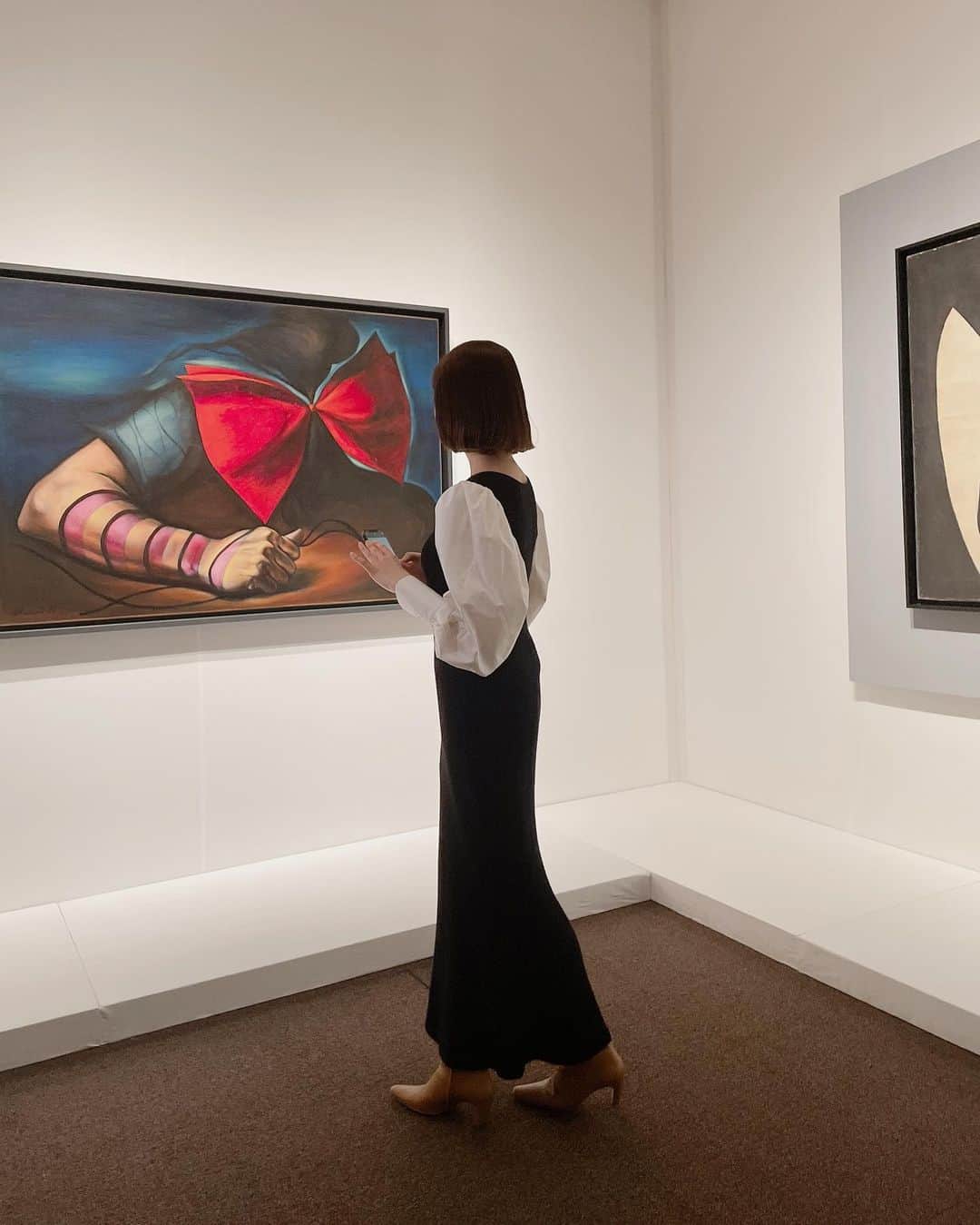 のインスタグラム：「「BAEBAE美術館」 アートで☺おしゃべり笑笑 ご覧いただきありがとうございました💛  告知できておらずすみません🥲 NHK+で観れます!」