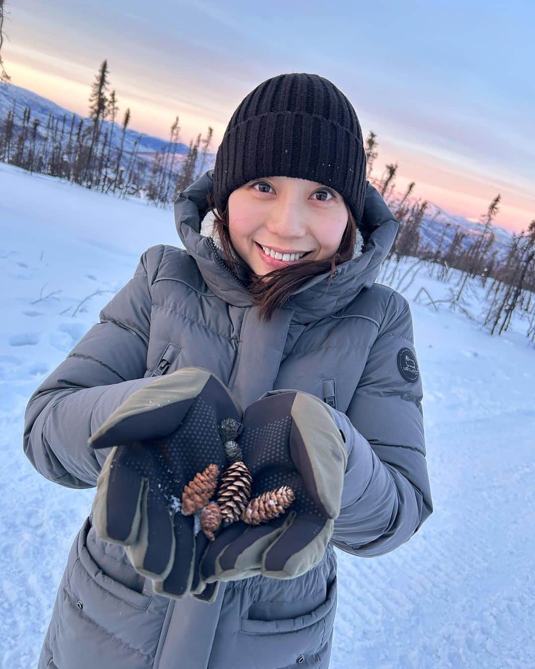 小泉麻耶さんのインスタグラム写真 - (小泉麻耶Instagram)「2023年最初のexciting moments🌈  Love Alaska! so much fun to explore the Nature!!  #alaska #nothenlights #fairbanks #nonfilter #iphone14」1月29日 13時24分 - mayakoizumi