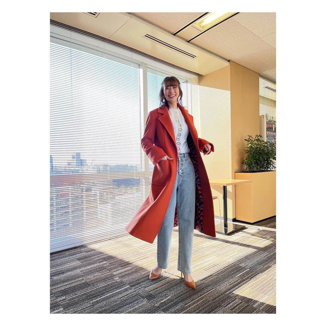 阿部華也子さんのインスタグラム写真 - (阿部華也子Instagram)「🍊🟠🧡  #maxandco #maxitup #andSMILE #コート  #マックスアンドコー」1月29日 14時01分 - kayakoabeofficial