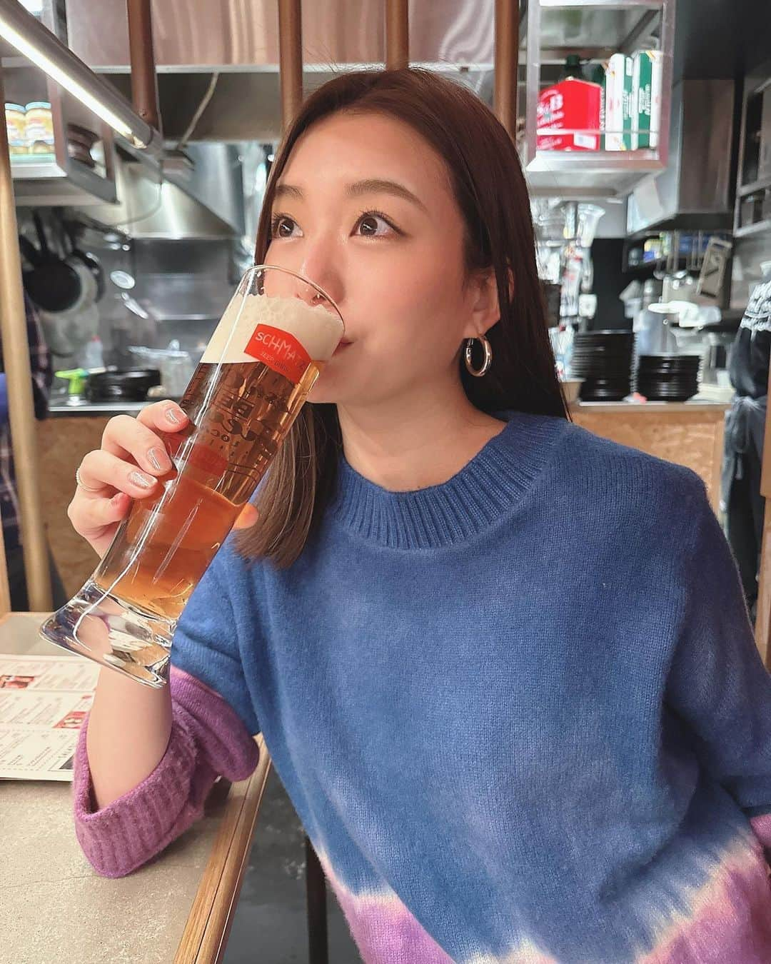 蜂谷晏海さんのインスタグラム写真 - (蜂谷晏海Instagram)「ぐび🍺圧倒的ラガー派🍺 YouTube昨日配信してるよ！ 見てね😏 #ビール#beer#ぷはあみら #とりあえず生#ドイツビール」1月29日 17時53分 - hachiyaami