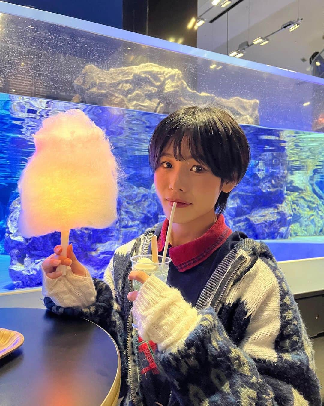 星野晴海さんのインスタグラム写真 - (星野晴海Instagram)「🪸 ・ ・ ・ ・ ・ ・ ・  #すみだ水族館   #古着 #古着コーデ   #古着mix  #古着mixコーデ   #ootd  #ootdfashion   #used  #fashion」1月29日 18時18分 - harumi_supafuru