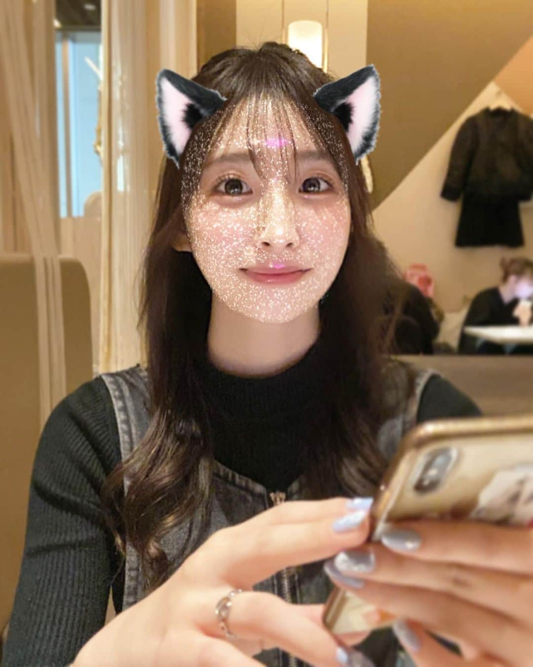 橋野彩葉のインスタグラム：「インスタエフェクトは私の味方𓈒𓏸︎︎︎︎」