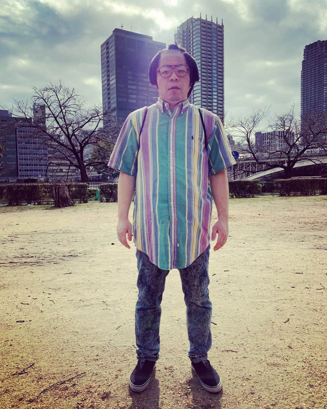 西澤裕介さんのインスタグラム写真 - (西澤裕介Instagram)「岸です。先日のユースケ。 富山にあるヴィンテージショップForemost。 @foremostvintage 代表の根本さん。お店も根本さんもめちゃめちゃカッコいいで。また早よ行きたいで。 #富山 #Foremost #雨でタクシー無さすぎてチンチン電車乗ったよ #岸大介 #太秦の空き時間 #何してますのん」1月15日 16時14分 - uzumasano.akijikan