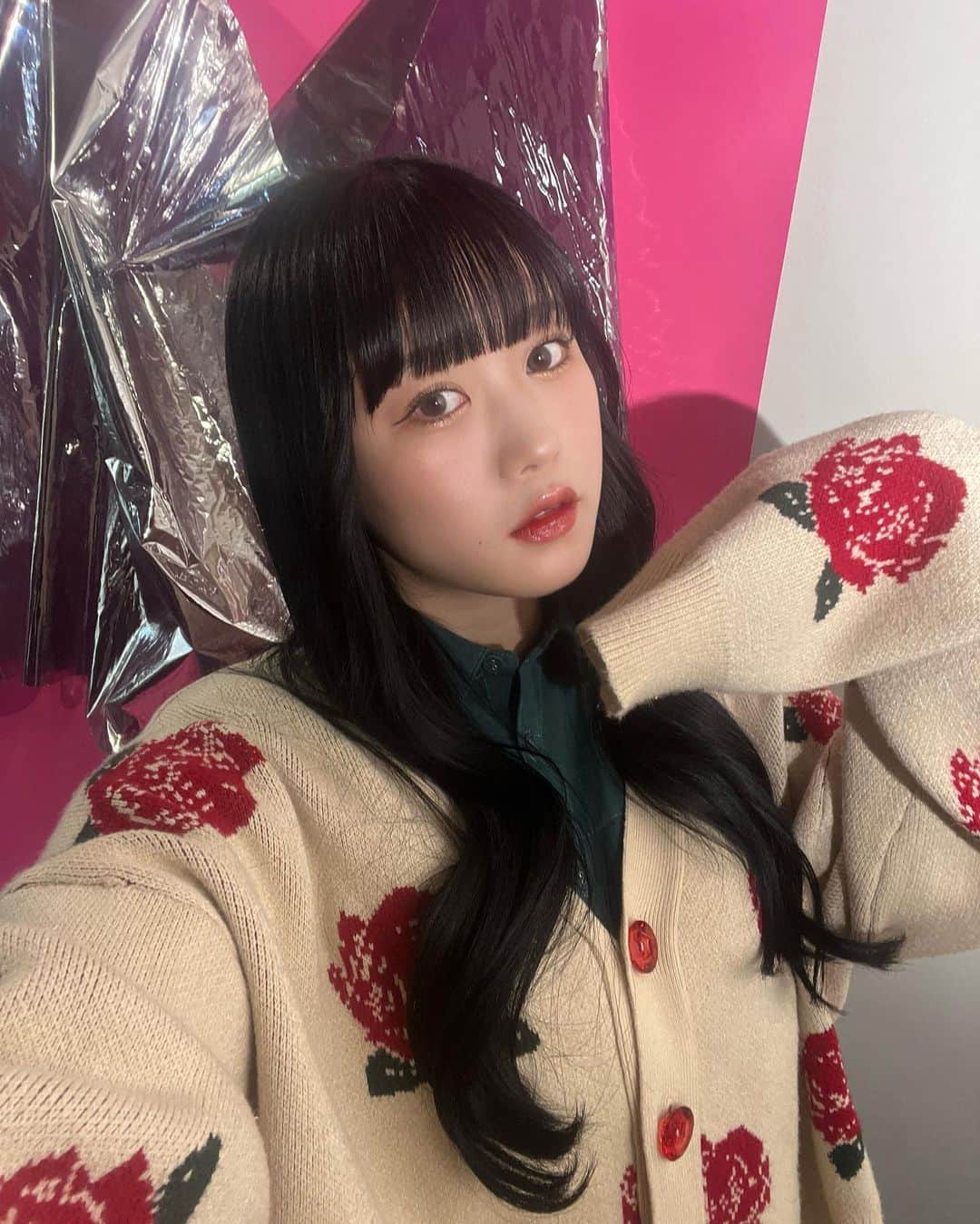 山下恵奈のインスタグラム：「🌹💞🍴」