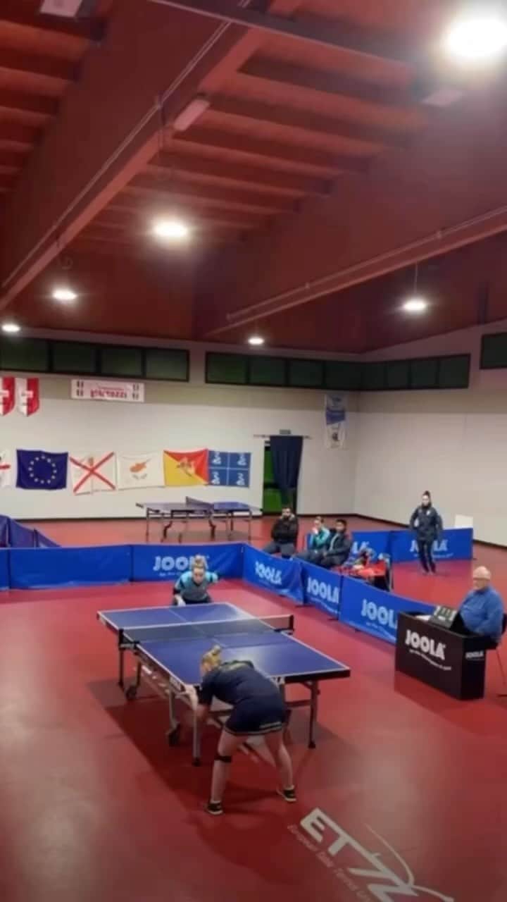 ヤナ・ノスコワのインスタグラム：「This week matches in Italian league 1 ❤️‍🔥 #italy #tabletennis #matches」