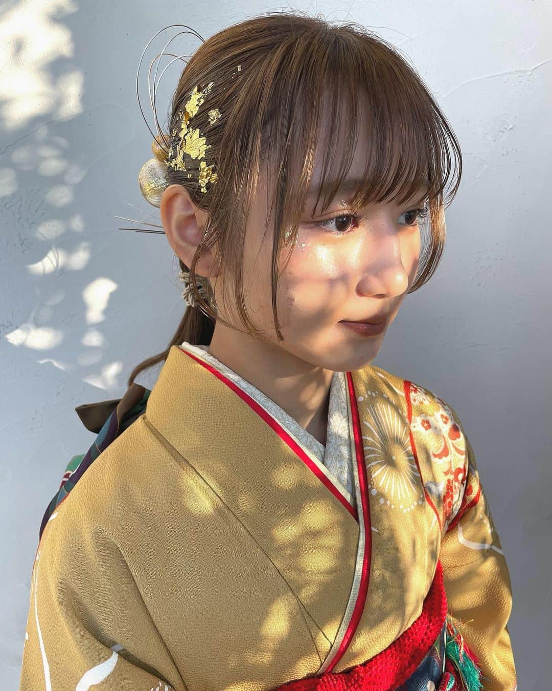 kaekoのインスタグラム：「・  成人式　hair  hair : kaeko 着付け: kaeko     #成人式 #成人式ヘア #成人式アレンジ #ココロヘアー #cocolohair  #arrange #hairarrange  #kaekoarrange #up #set」