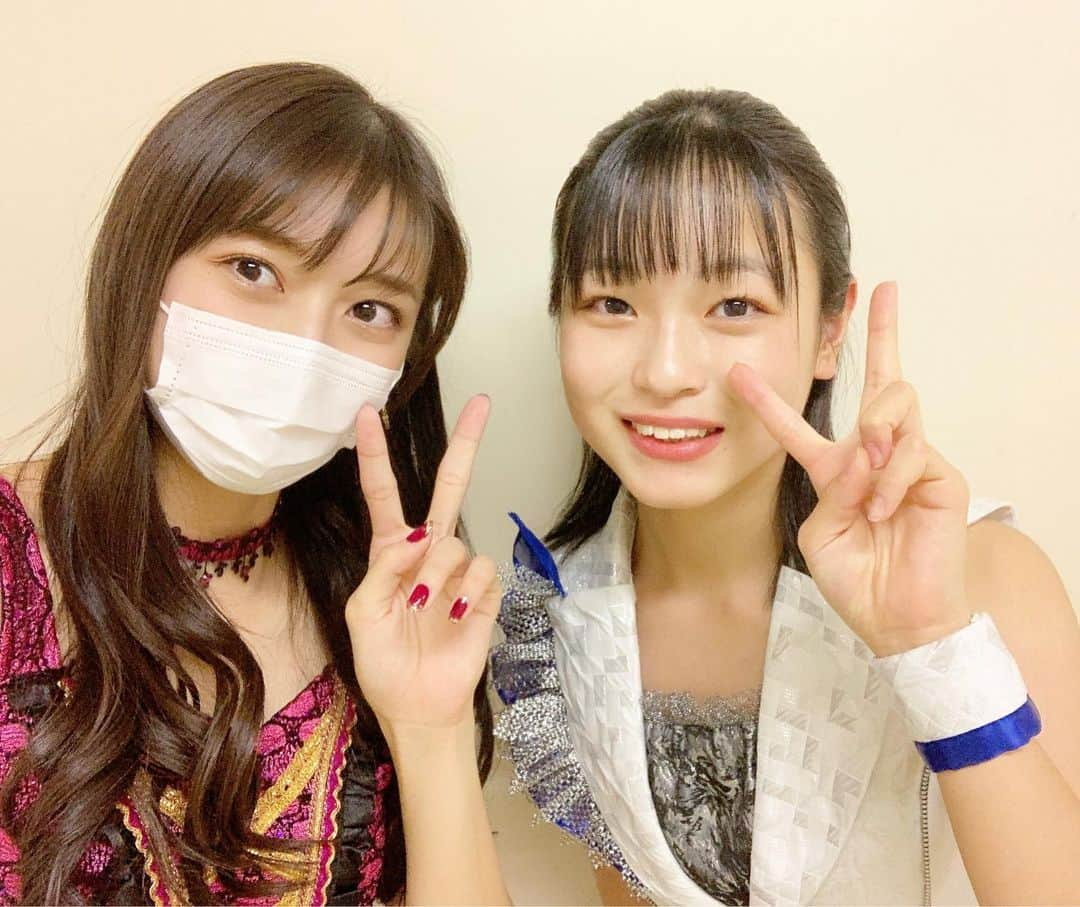 牧野真莉愛さんのインスタグラム写真 - (牧野真莉愛Instagram)「♡ ♡ 💙筒井澪心ちゃん＆まりあ💗 ひみつのオフショット💕2022.1.22 🎀 ろころこちゃんへ💙 今度のコンサート、いっしょに写真撮ろうね📸💙💙  まりあより ♡ ♡  #HelloProject #OCHANORMA #オチャノーマ #筒井澪心 ちゃん💙 #モーニング娘23 #morningmusume23 #牧野真莉愛」1月15日 22時42分 - maria_makino.official