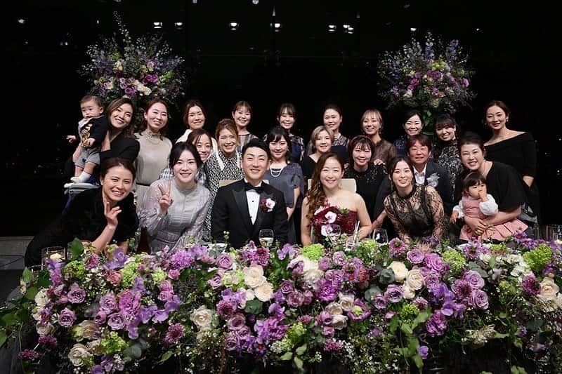 のインスタグラム：「あかねしの結婚式👰‍♀️🤵‍♂️❤️ . 素敵だった🥹🥹🥹 末永くお幸せに❤️🧡」