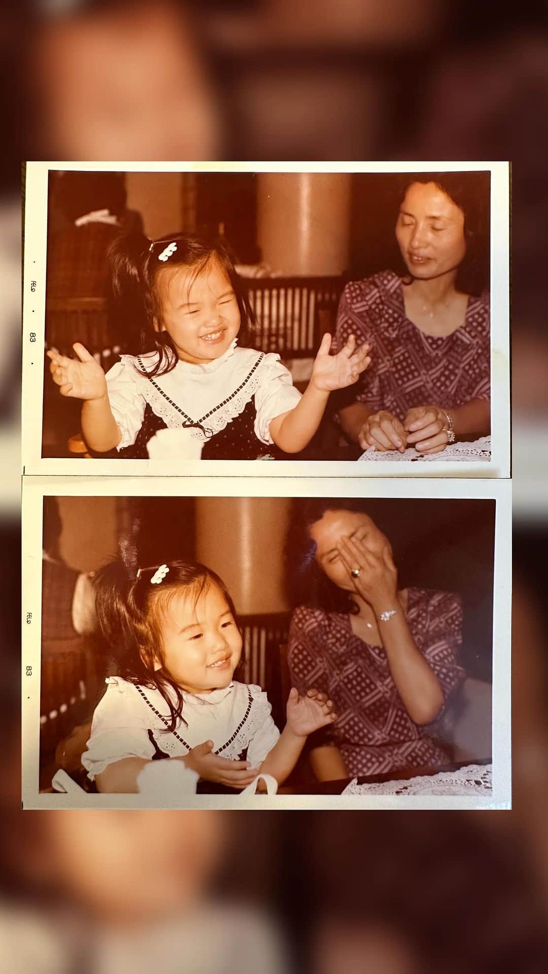 福王寺彩野のインスタグラム：「私を半分くらい育ててくれた、世界でいちばん優しかったおばあちゃんが天国に行きました🕊  大好きなババ、本当に本当にありがとう。  去年は米寿のお祝いもできたね🎂  今頃ジジとプリ🐩が迎えに来て笑顔で再会してるかな…🌈✨✨  いつまでも皆を見守っててね💫」