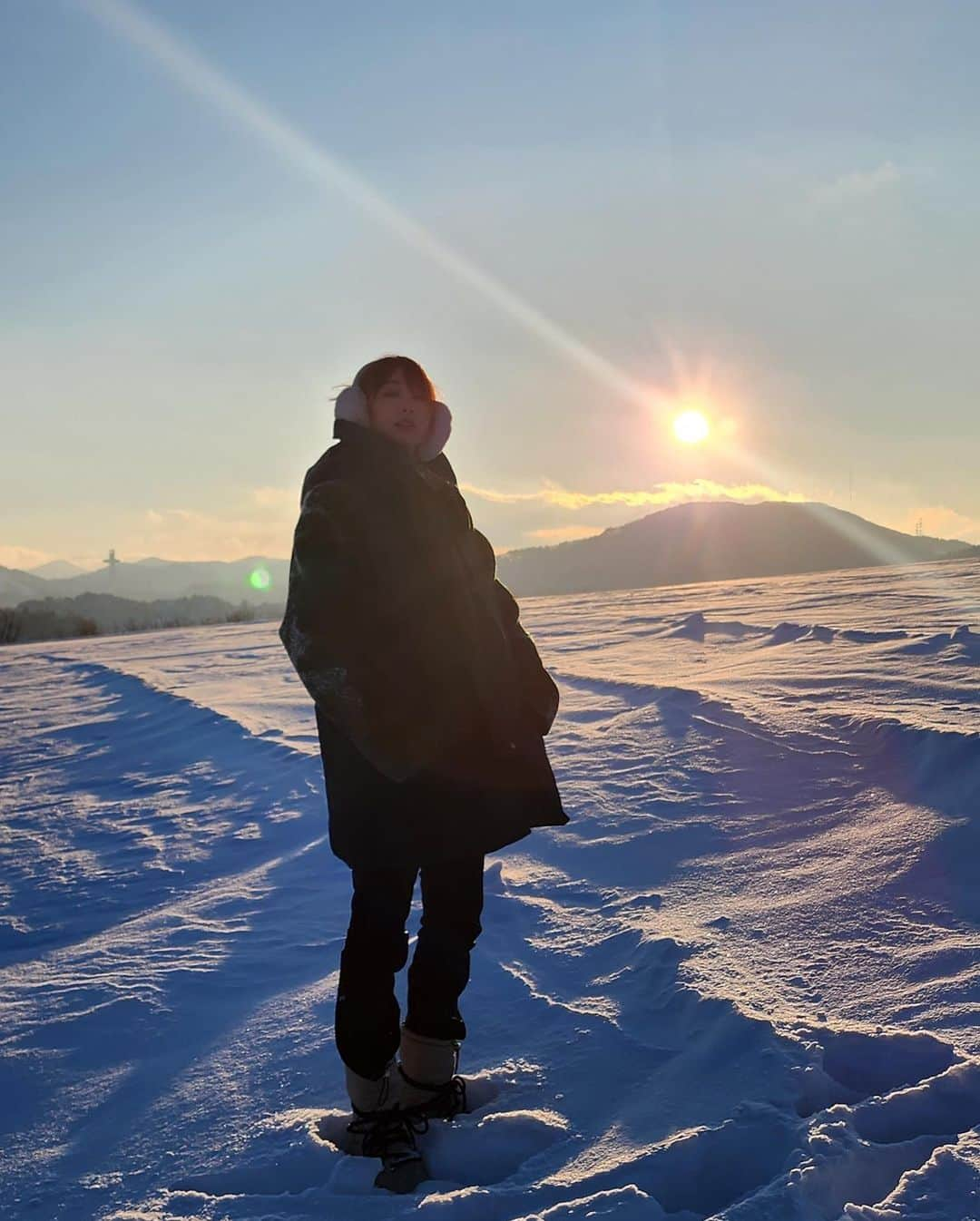 ユ・イニョンのインスタグラム：「_ . . 내가 좋아하는 겨울❄️」