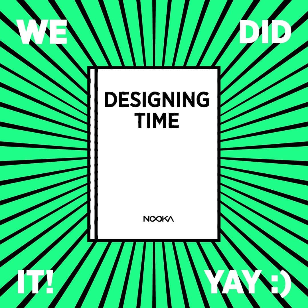 のインスタグラム：「WE DID IT! The NOOKA Book has been funded. Thank You for your support! We look forward to giving you updates on the book as it progresses! ✌   #projectwelove #productdesign #style #fashion #watches #design #book #bookdesign #graphicdesign #futuristic #time #nooka #innovation」