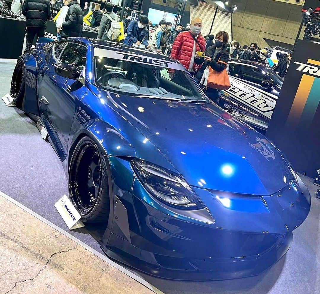 三浦慶のインスタグラム：「rocketbunny pandem bodykit (°▽°) #pandem #rocketbunny #400z  #nissan #tokyoautosalon2023  #tas2023」