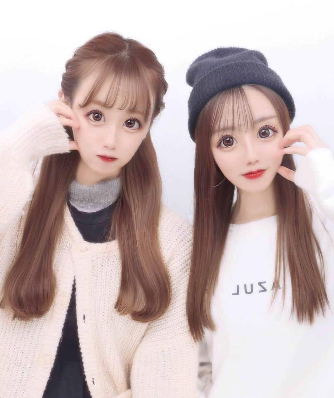 虹川葵のインスタグラム：「・ 性格もツボ浅いとこも全部似てるめろたん🐰💕」