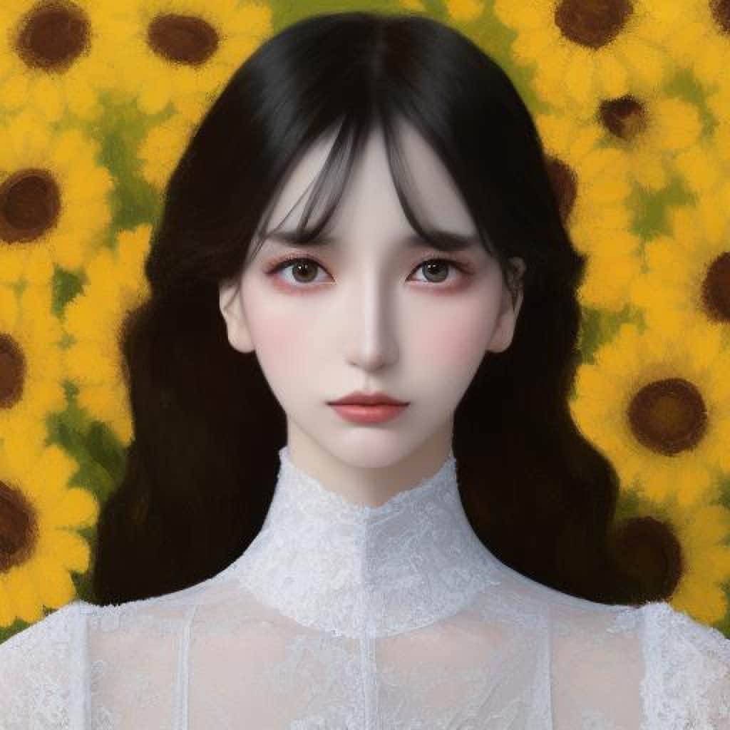 のインスタグラム：「流行りの#AIアバター  SNOWで出来るんだけど(課金)早くこれになりたい🫠 アイメイクとか参考にしよ👐  #snow #ai」
