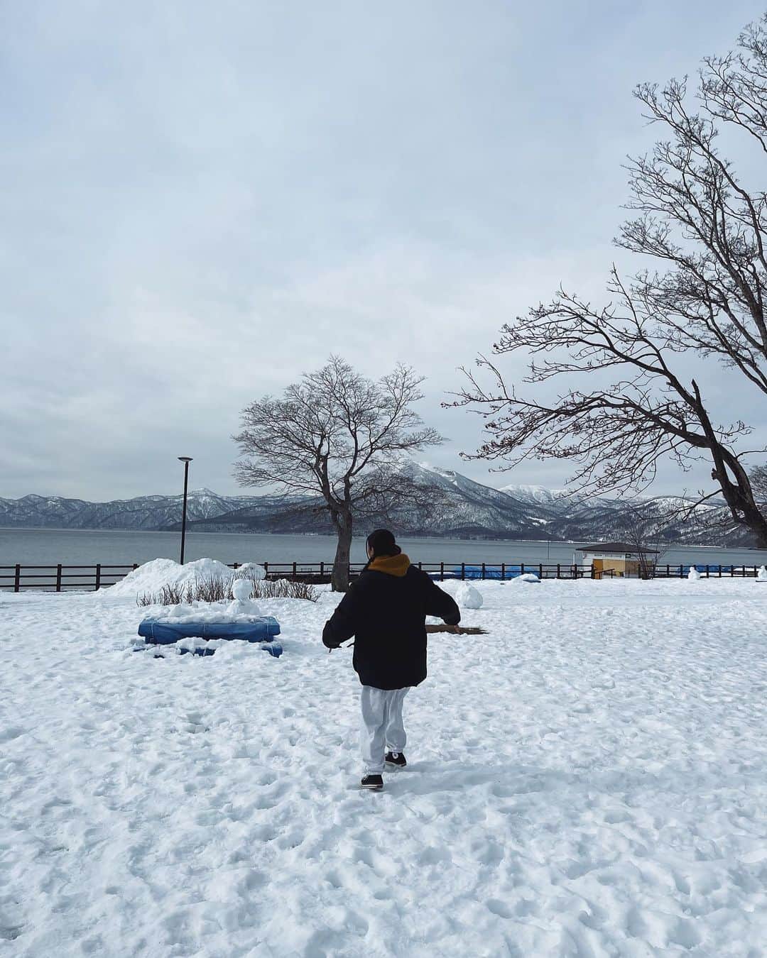 徳田祐里さんのインスタグラム写真 - (徳田祐里Instagram)「超絶ロングアフターテイストな北海道旅。ここに完⛄️」1月17日 22時52分 - yuuri8115