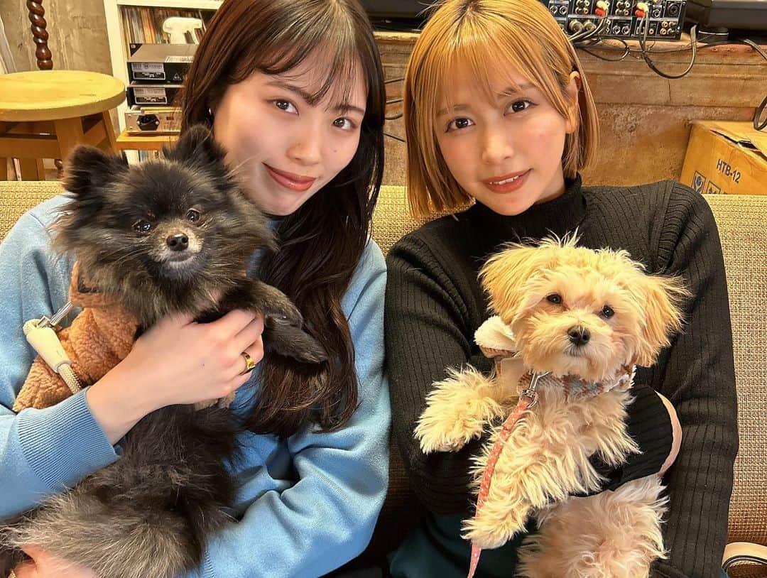 里彩さんのインスタグラム写真 - (里彩Instagram)「わんわん会🐶💖 癒されました🫠💖💖」1月18日 19時18分 - risa_gram611