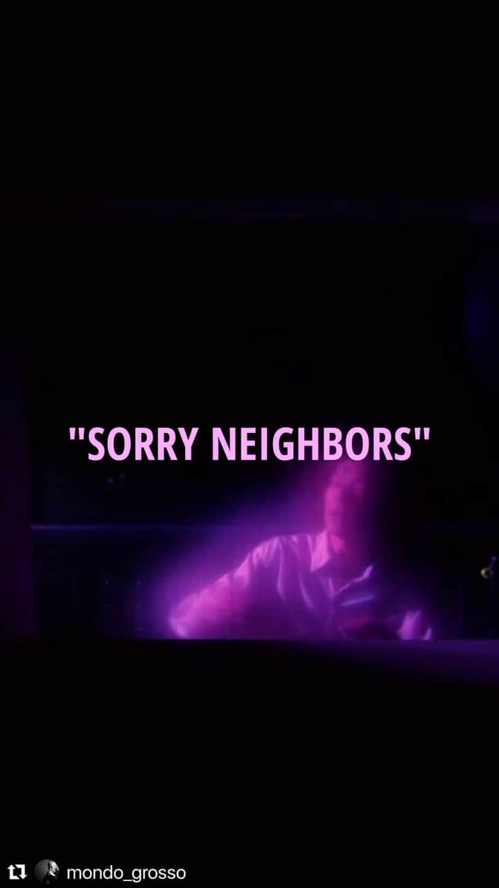 大沢伸一のインスタグラム：「SORRY NEIGHBORS   #Repost @mondo_grosso with @use.repost ・・・ #DONGROSSO / “SORRY NEIGHBORS ”  Video created by @onegirlfourdays and @amonryu   #MONDOGROSSO #DONGURIZU #RHYME #RHYMESO」