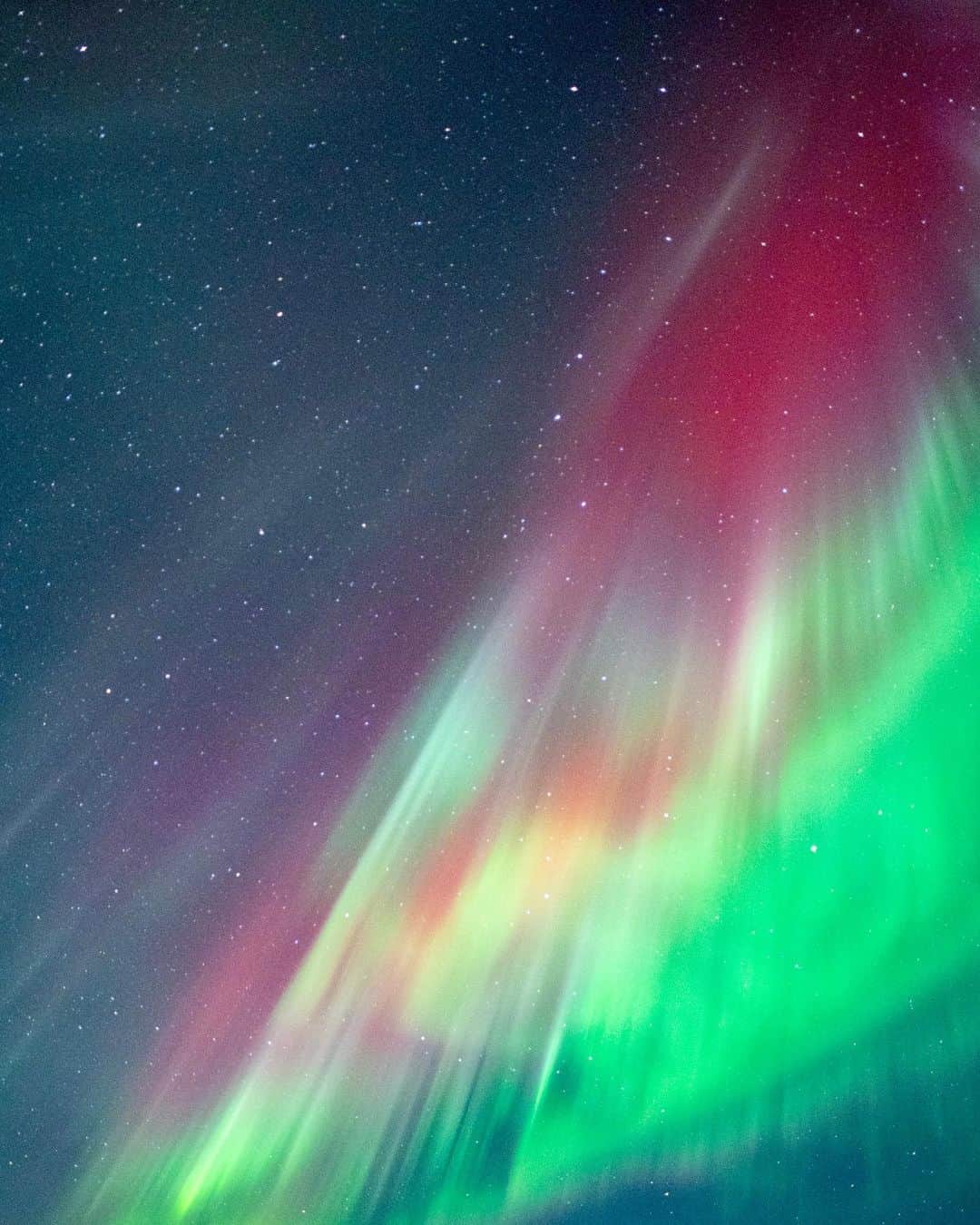 Travis Burkeさんのインスタグラム写真 - (Travis BurkeInstagram)「Last night I was mind blown by my first proper northern lights show. I am constantly fascinated and humbled by earth and space, and watching energy from storms on the sun collide with earth's upper atmosphere above the Iceland sky is something I’ll never forget. My friend @leia_vita and I ended up staying out until almost 5 am in freezing temperatures, but I knew I wouldn't have been able to sleep knowing I might miss a show of a lifetime. About to head out for round two right now!」1月19日 9時24分 - travisburkephotography