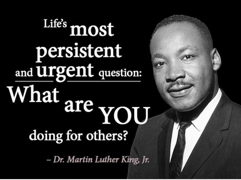 ジェイミー・ヘクターのインスタグラム：「Thank You Dr. king for Changing my life by asking this question, and setting the stage for these Dr. kings in my life! @therealarbernard and @geoffrey.canada  They Live it and share wisdom and practice!! Much love! “Life’s MOST PERSISTENT and URGENT question: “What are you doing for others?” # -Dr Martin Luther King Jr」