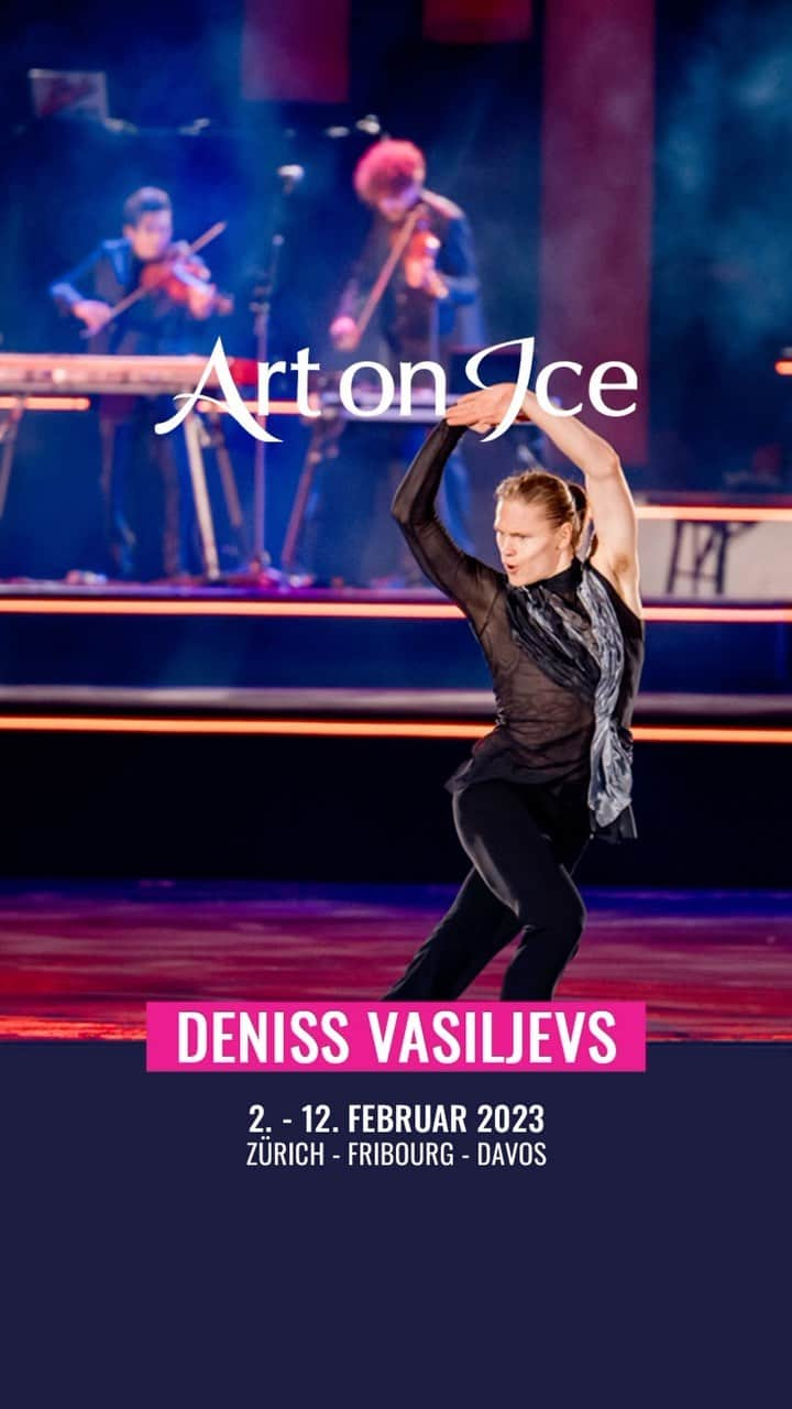 デニス・ヴァシリエフスのインスタグラム：「Unser Eislauf-Cast ist mit @denissvasiljevs 👏 Der Lette hat bei den Europameisterschaften 2022 die Bronzemedaille gewonnen und damit in seiner Heimat Geschichte geschrieben 🥉 Bereits im letzten Jahr begeisterte er bei Art on Ice 💙 Sei dabei, wenn er und weitere Top-Stars der Eiskunstlaufszene unglaubliche Leistungen zeigen ✨ #ArtonIce #ArtonIce2023 #artonicemagic #DenissVasiljevs  English: Our skating cast is complete with @denissvasiljevs 👏 The Latvian won the bronze medal at the 2022 European Championships and made history in his home country 🥉 Already last year he inspired at Art on Ice 💙 Watch him and other top stars of the figure skating scene perform their incredible skills ✨  ⛸️ SKATERS @gabriellapapadakis  @guillaume_cizeron  @vanessa_james_sk8  @ericradford85  @loenahendrickx  @alexia.paganini  @alexa_knierim  @brandon_f1992  @jasonbskates  @denissvasiljevs  @ilia_quadg0d_malinin  @miyaharasatoko1577   🎵 MUSICIANS @ragnboneman  @gjon.s_tears  @ellemusix  @melaniecmusic  @cyrillmusic  and many more on stage and on ice.  💙 SHOWS Zurich Feb 2 - 5 Fribourg Feb 7 Davos Feb 11 - 12 🎫 TICKETS 👉 www.artonice.com (or link in 👉 bio)」