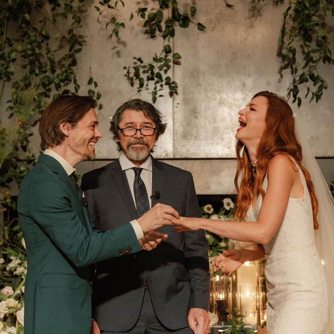 トム・ペインさんのインスタグラム写真 - (トム・ペインInstagram)「THE CEREMONY: Technically this was the second time Jennifer and I got hitched. The first was a very small occasion at our house in 2020. But we were determined to have the ceremony we planned in front of our friends and family. Honestly I’m glad we had the first time as preparation because at least then we had some kind of an idea of how emotional we would be! We were so happy that Lou agreed to officiate and he kicked off the whole event with fun, laughter and his own inimitable style. We kept things simple. Lou read a poem he had chosen, Jennifer couldn’t speak but I said a few words, we exchanged rings and then we had the first big surprise of the evening for everyone….」1月19日 4時08分 - thetompayne